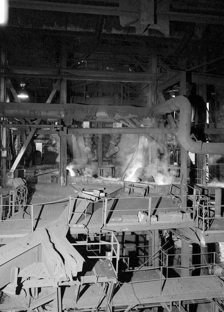 Historic Photo : American Cast Iron Pipe Company, Cupola Area, 1501 Thirty-first Avenue North, Birmingham, Jefferson County, AL 1 Photograph