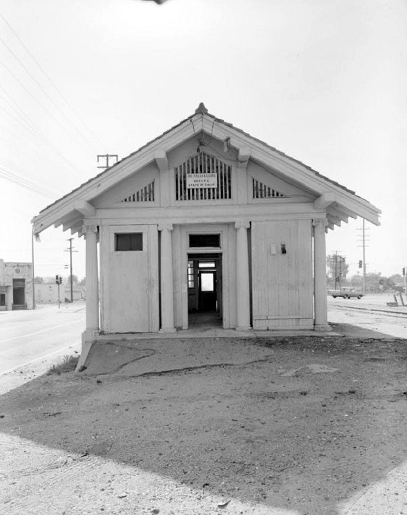Historic Photo : Lynwood Pacific Electric Railway Depot, 11453 Long Beach Boulevard, Lynwood, Los Angeles County, CA 3 Photograph