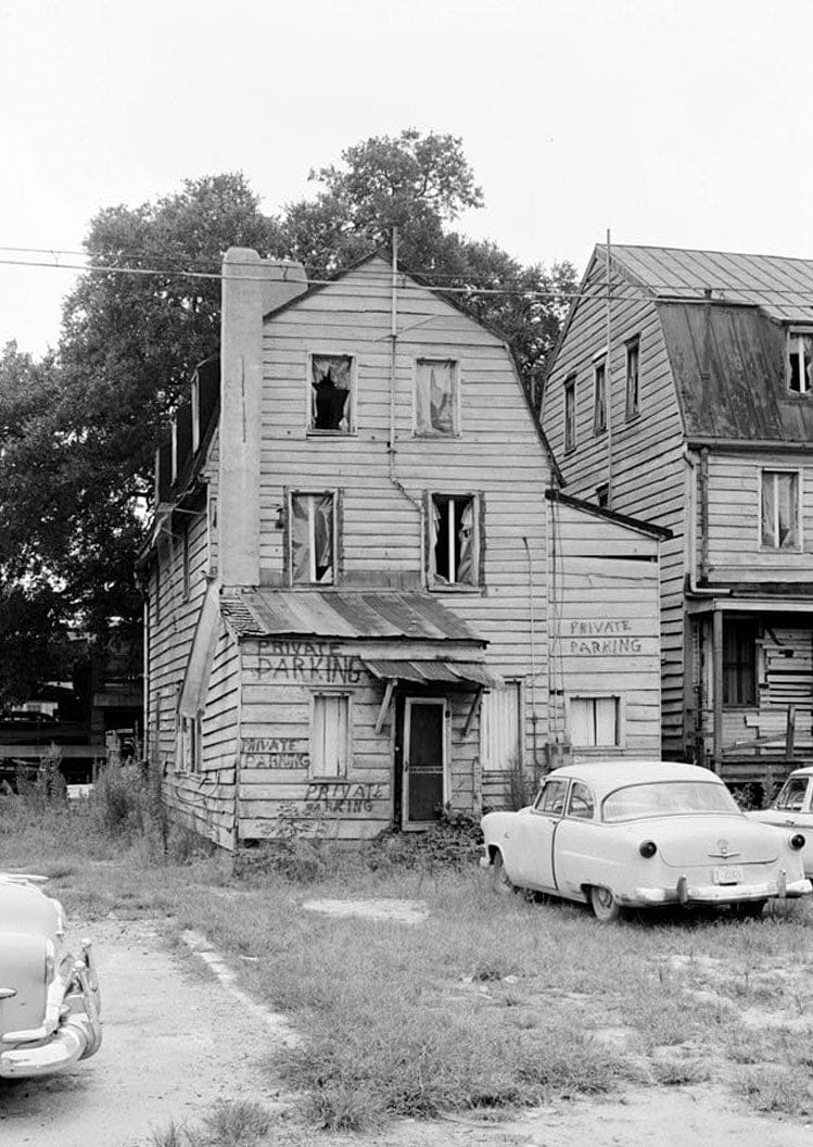 Historic Photo : Hampton Lillibridge House, No. 2, 312 East Bryan Street (demolished), Savannah, Chatham County, GA 2 Photograph