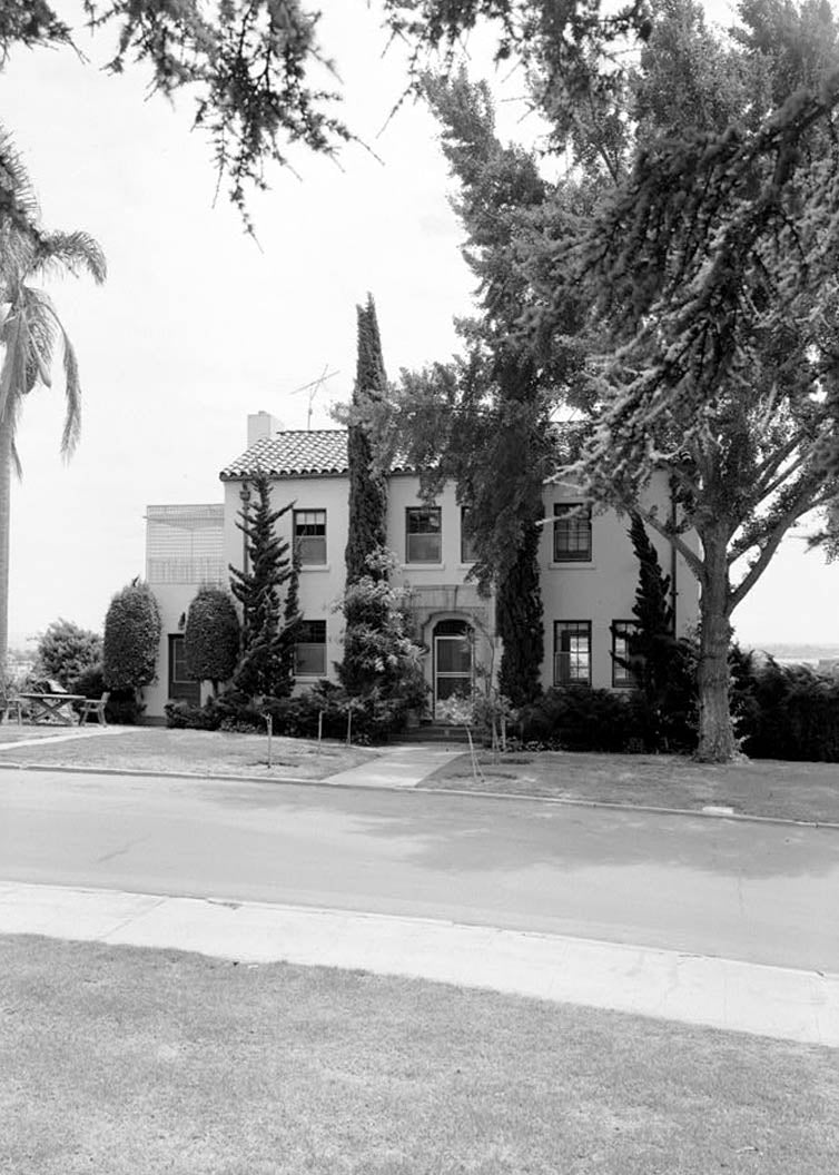 Historic Photo : U.S. Naval Hospital, Executive Officer's Quarters, Park Boulevard, Balboa Park, San Diego, San Diego County, CA 4 Photograph
