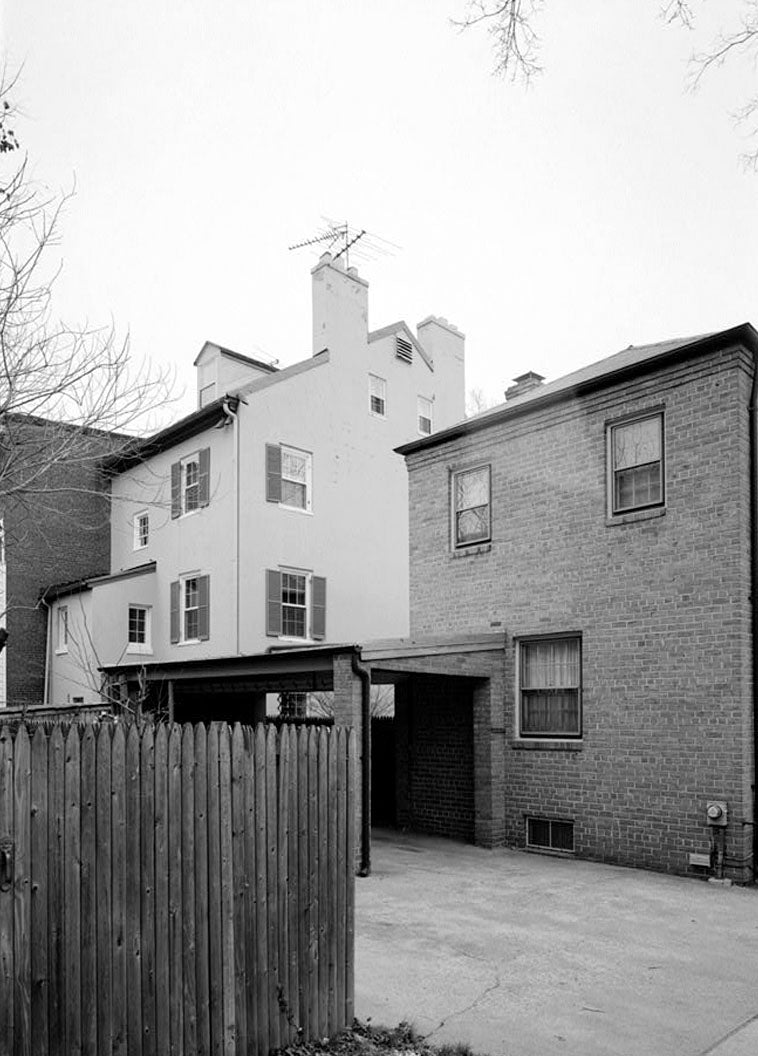 Historic Photo : Brown House, 1404 Thirty-fifth Street Northwest, Washington, District of Columbia, DC 2 Photograph
