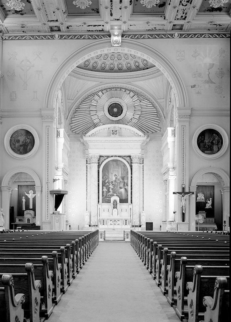 Historic Photo : St. Aloysius Church, 19 Eye Street, NW, Washington, District of Columbia, DC 2 Photograph