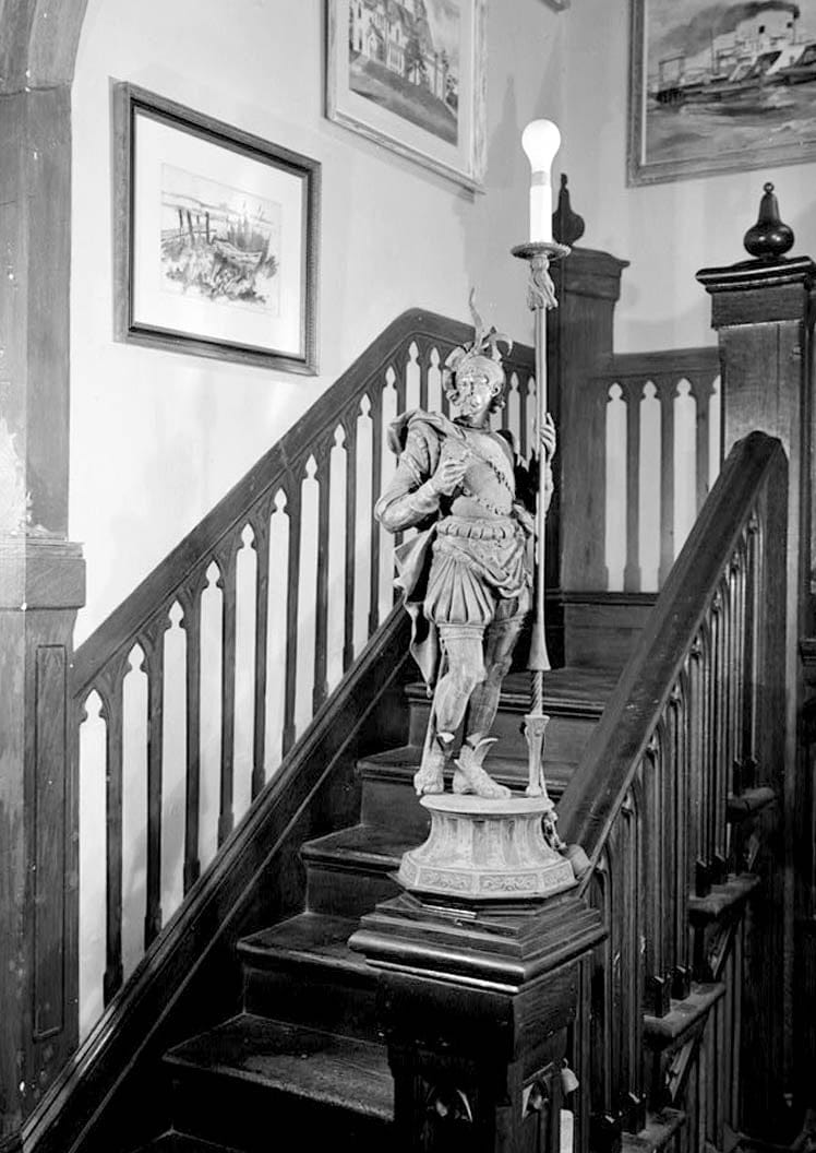 Historic Photo : Lesley-Travers Mansion, 112 West Sixth Street, New Castle, New Castle County, DE 14 Photograph