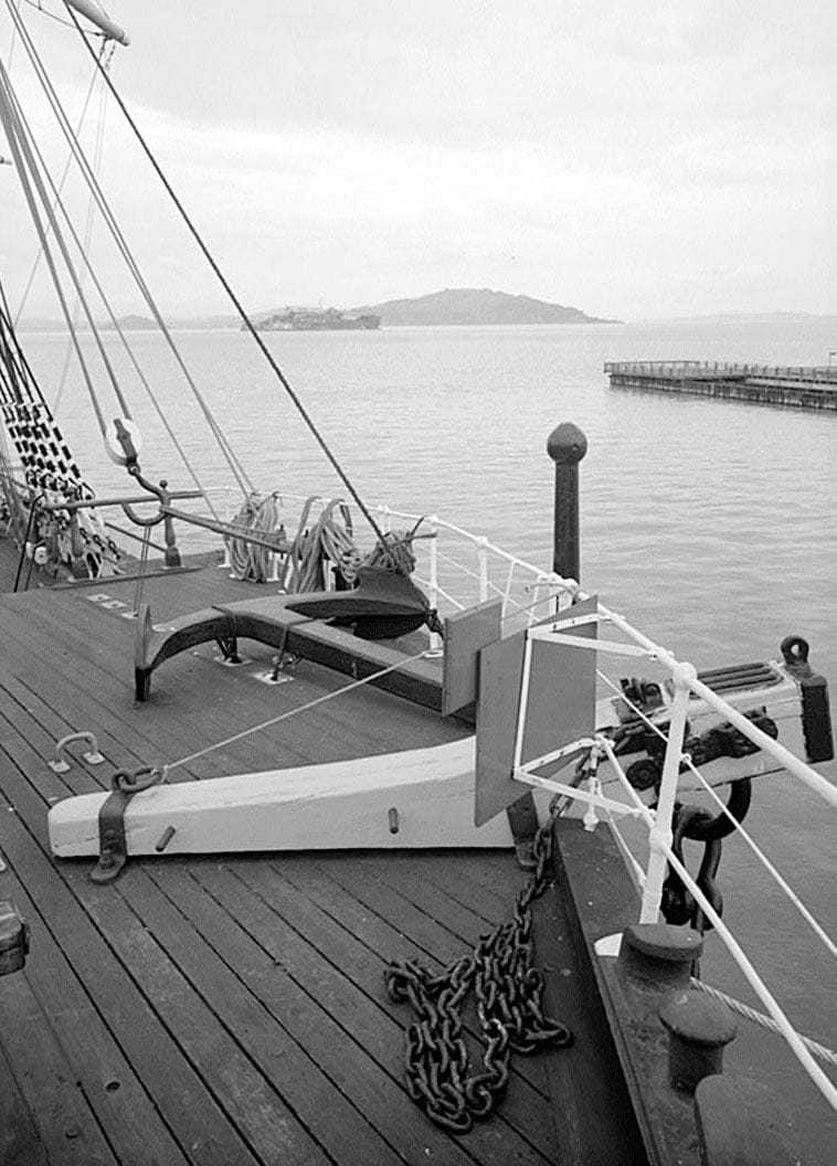 Historic Photo : Ship BALCLUTHA, 2905 Hyde Street Pier, San Francisco, San Francisco County, CA 36 Photograph