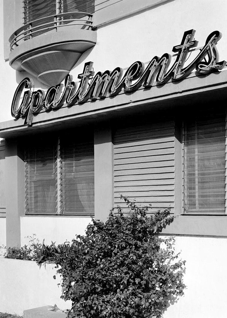 Historic Photo : Miami Beach Art Deco Historic District, Miami, Miami-Dade County, FL 33 Photograph