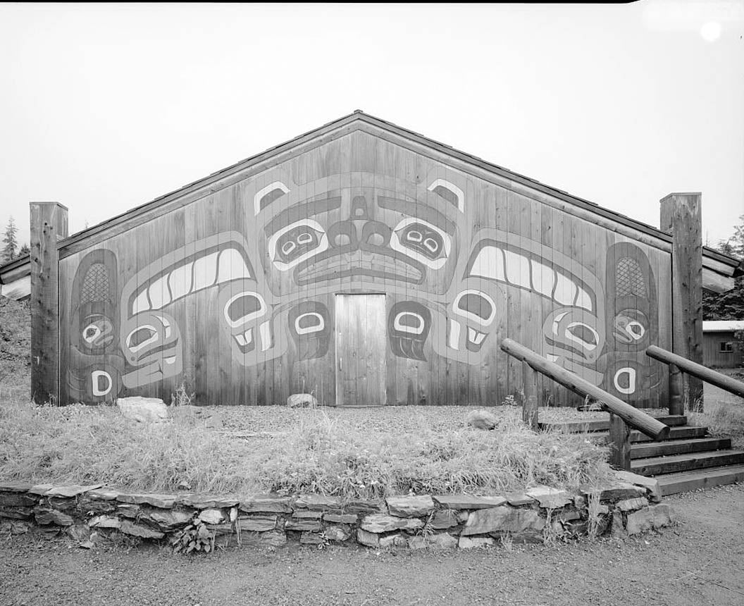 Historic Photo : Totem Park, Tribal House, Saxman, Ketchikan Gateway Borough, AK 3 Photograph
