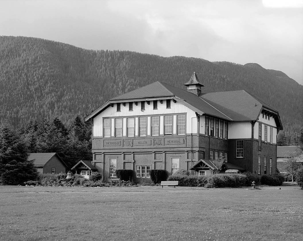 Historic Photo : Sheldon Jackson College, Richard H. Allen Memorial Hall, Lincoln Street, Sitka, Sitka Borough, AK 10 Photograph