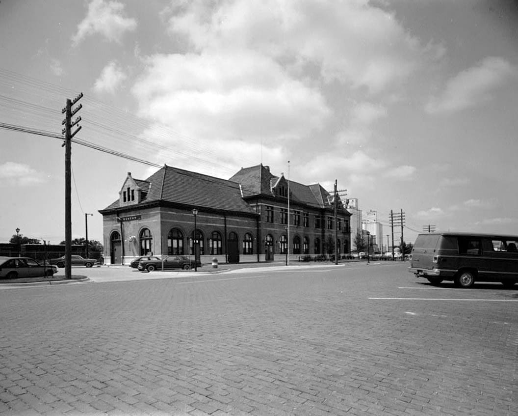 Historic Photo : Chicago, Burlington & Quincy Railroad, West Iowa Division, Creston Station, 116 West Adams, Creston, Union County, IA 9 Photograph