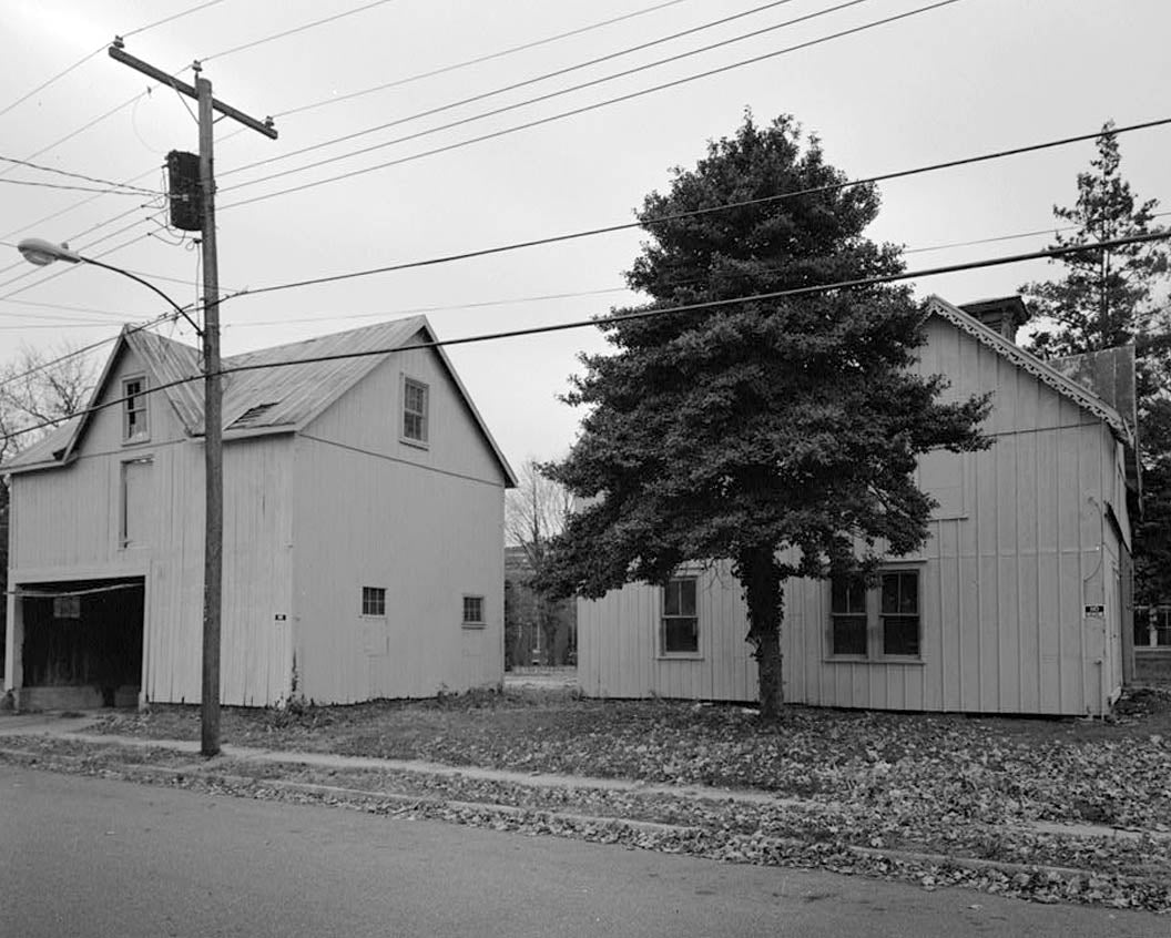 Historic Photo : Hunn House, Carriage House, East Dover Hundred, 21 North State Street, Dover, Kent County, DE 2 Photograph