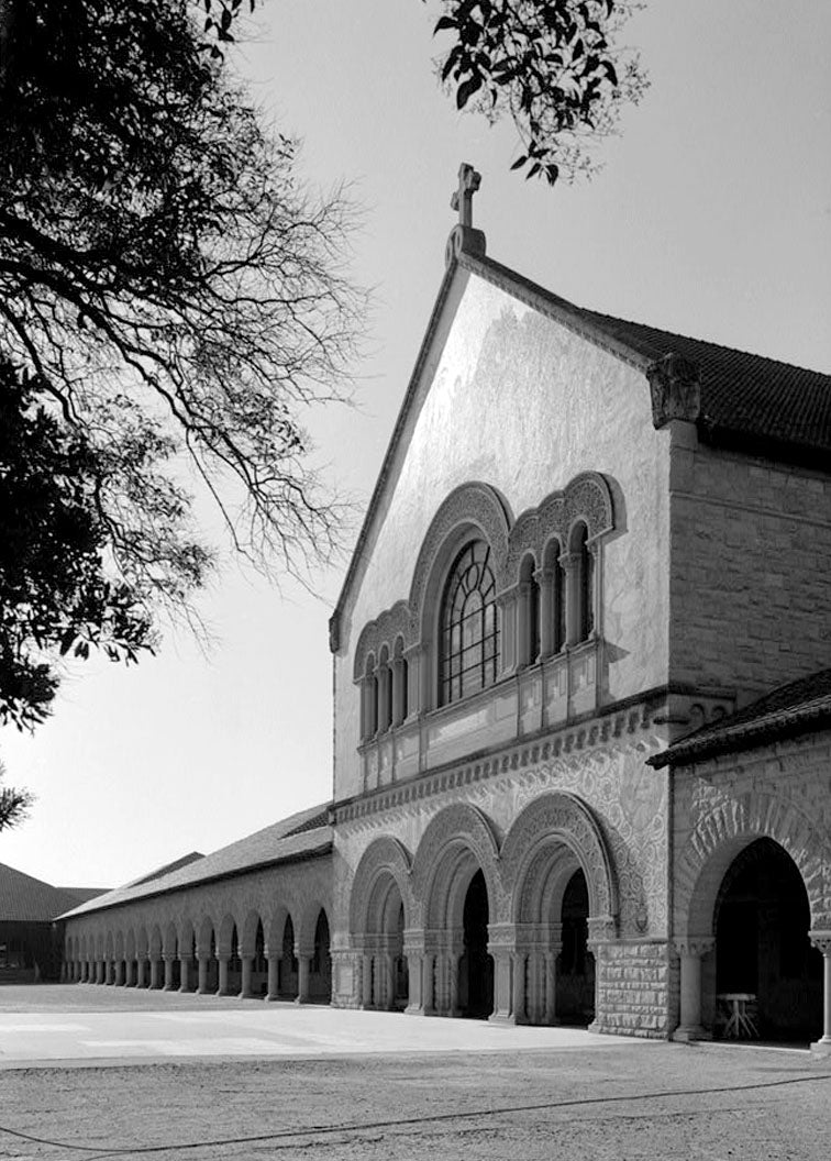 Historic Photo : Stanford University Memorial Church, Stanford University Campus, Stanford, Santa Clara County, CA 10 Photograph
