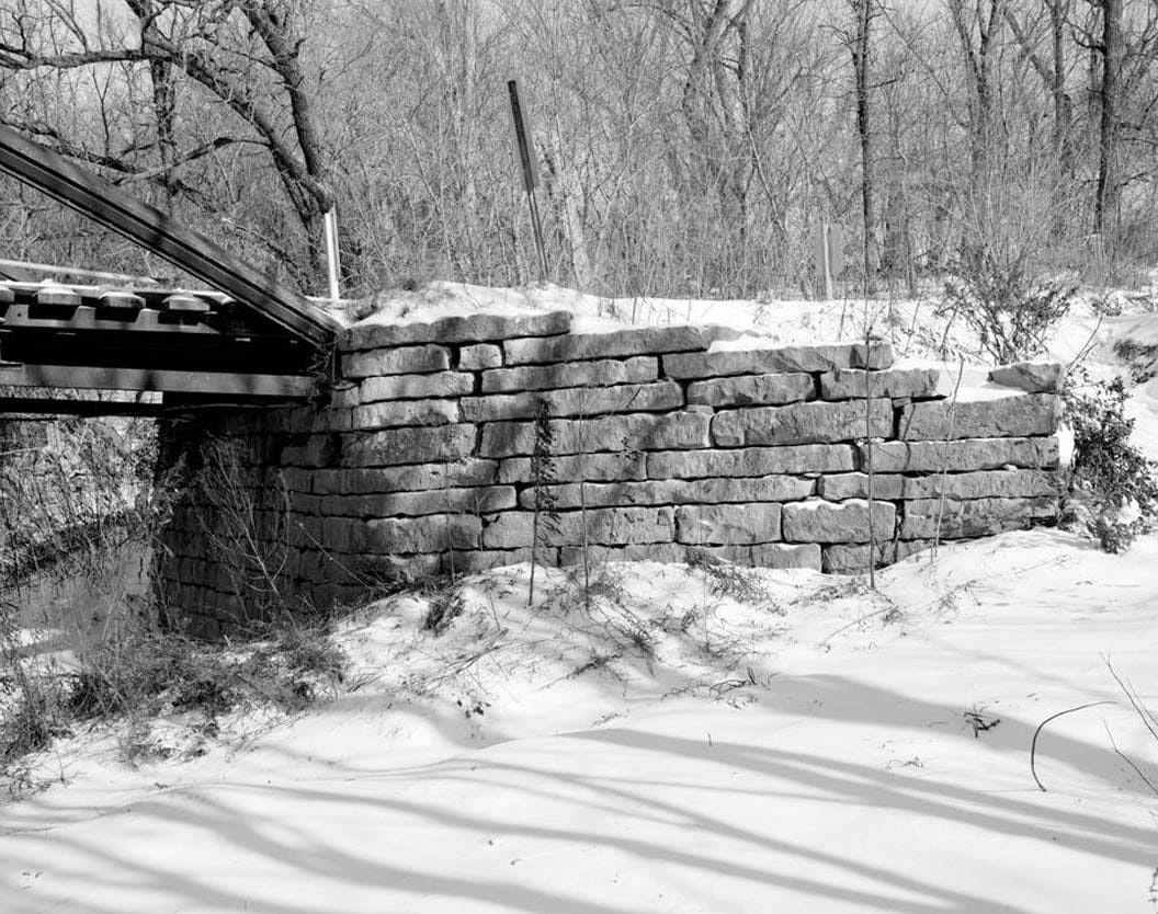 Historic Photo : Lower Plymouth Rock Bridge, Spanning Upper Iowa River, Kendallville, Winneshiek County, IA 2 Photograph