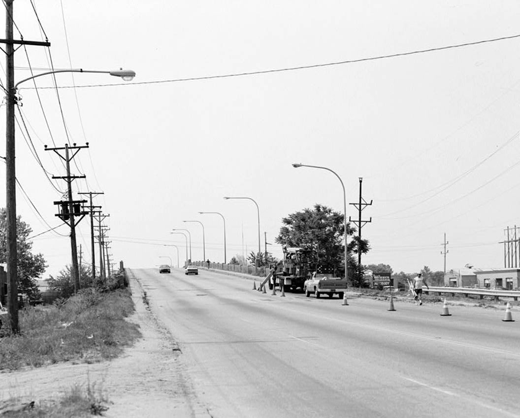 Historic Photo : South Wilmington Causeway Bridge, Spanning Conrail Railroad on Market Street, South Wilmington, New Castle County, DE 6 Photograph
