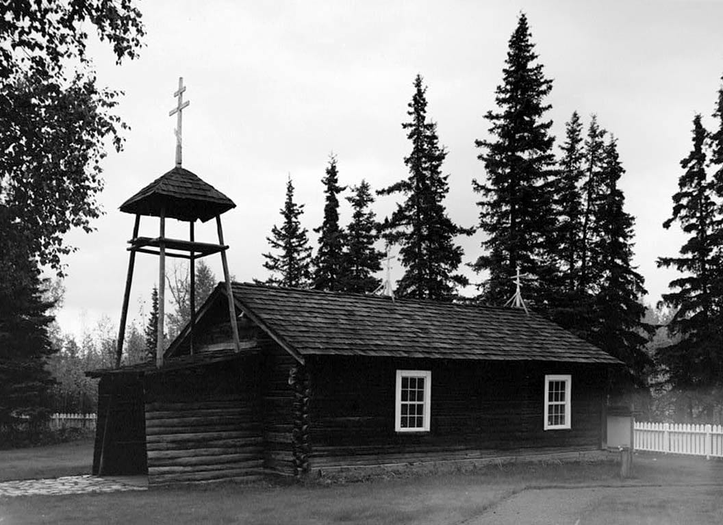 Historic Photo : St. Nicholas Russian Orthodox Churches, Old Church, Eklutna, Anchorage, AK 4 Photograph