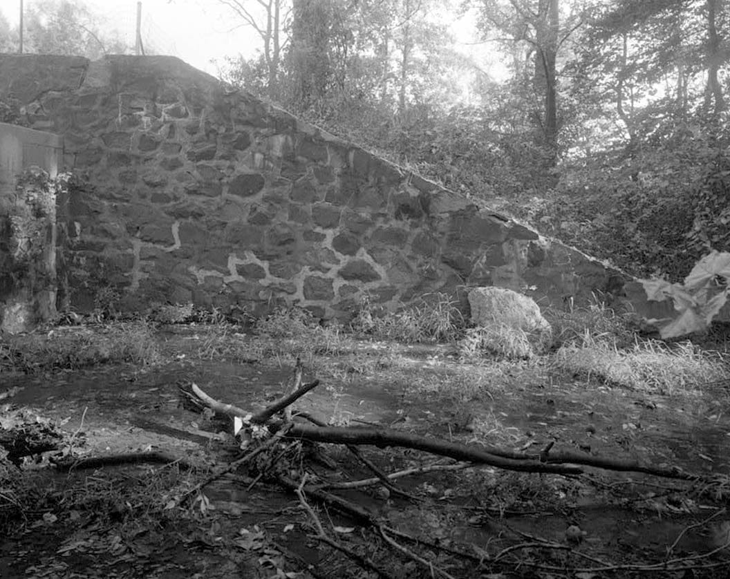 Historic Photo : Whitman Estate, Lower Pond Spillway, Approx. .5 mile south of intersection of DE72 & Ebeneezer Church Road, Newark, New Castle County, DE 1 Photograph
