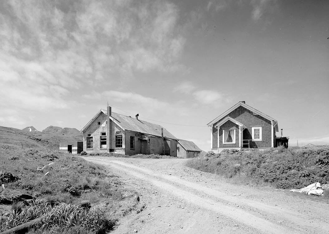 Historic Photo : Naval Operating Base Dutch Harbor & Fort Mears, Naval Radio Station Powerhouse, Unalaska, Aleutian Islands, AK 2 Photograph