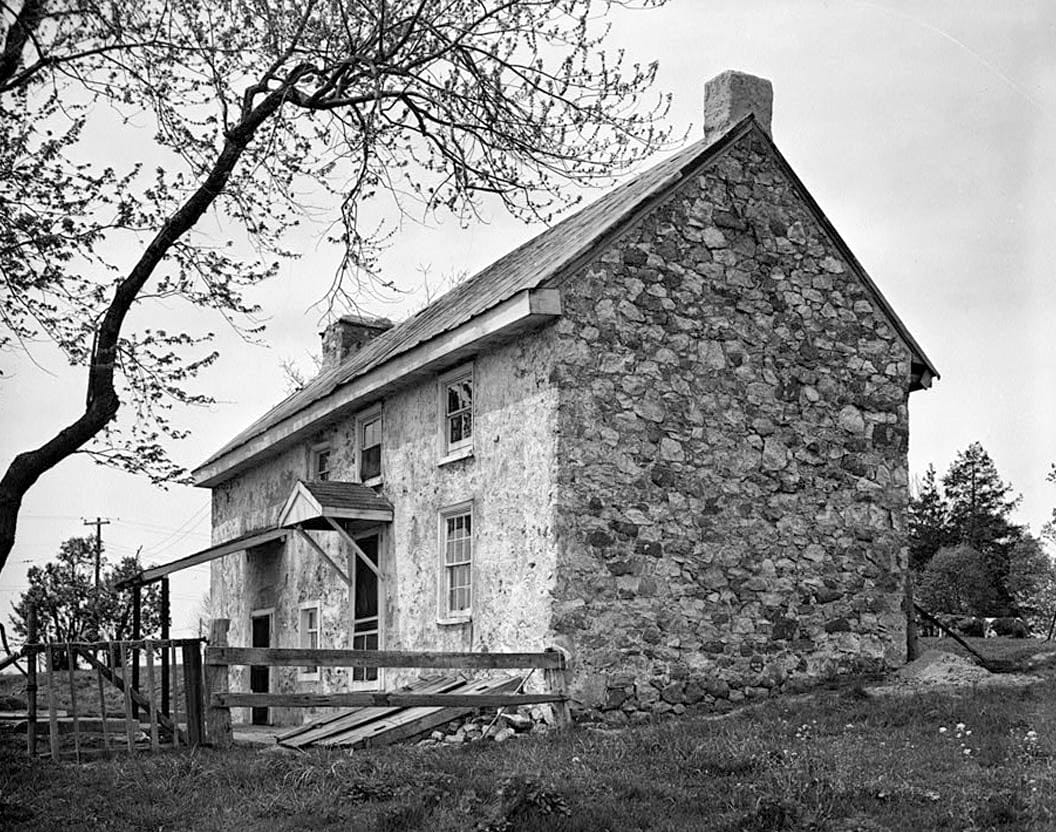 Historic Photo : House (Rural Farmhouse), Pleasant Hill Road, Corner Ketch, New Castle County, DE 1 Photograph