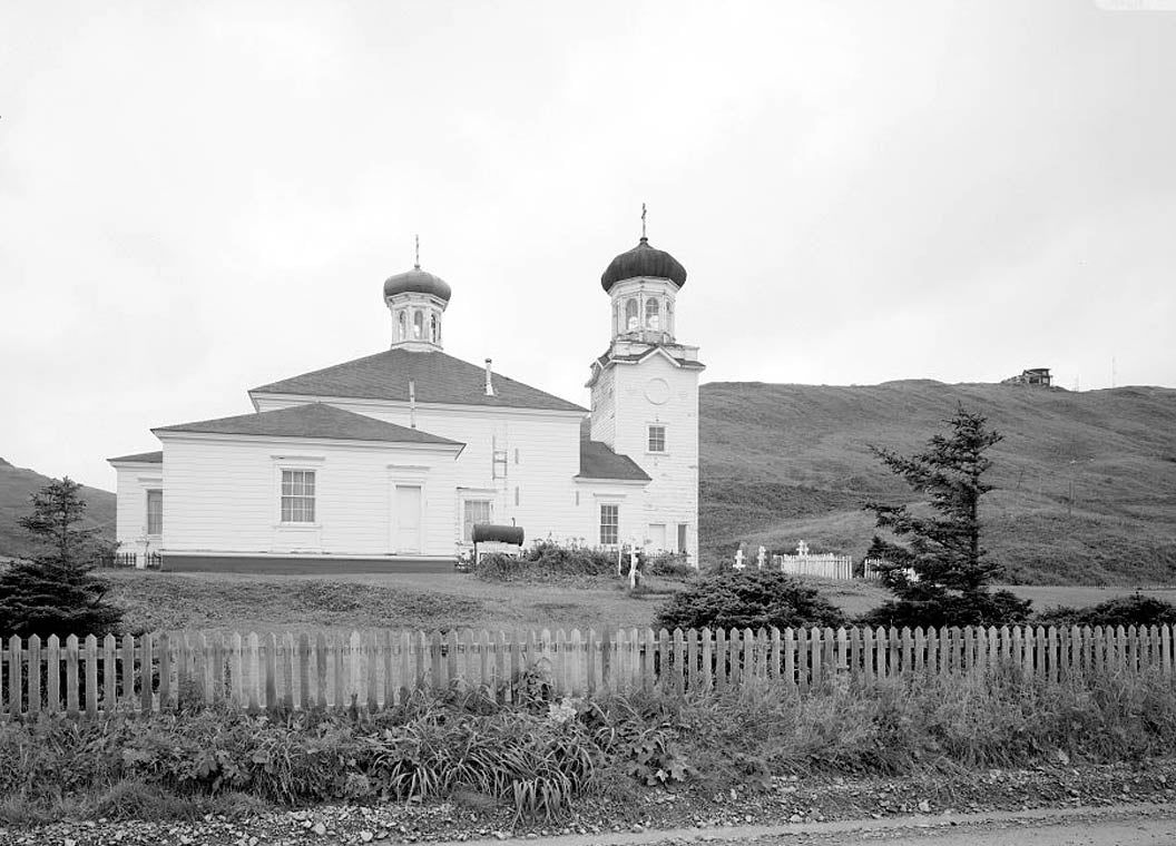 Historic Photo : Holy Ascension Russian Orthodox Church, Unalaska Island, Unalaska, Aleutian Islands, AK 10 Photograph