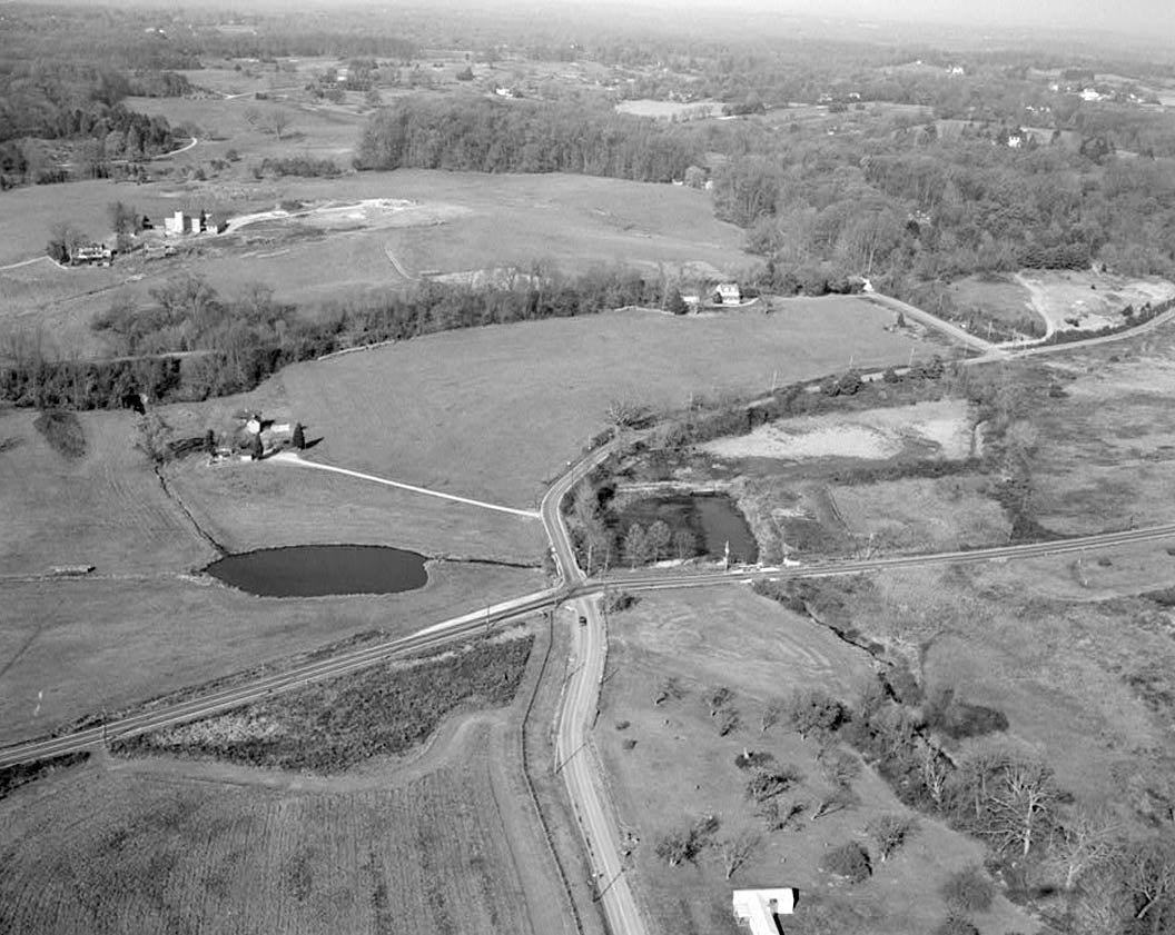 Historic Photo : Winterthur Farms, Intersection State Routes 92 & 100, Intersection State Routes 92 & 100, Winterthur, New Castle County, DE 4 Photograph
