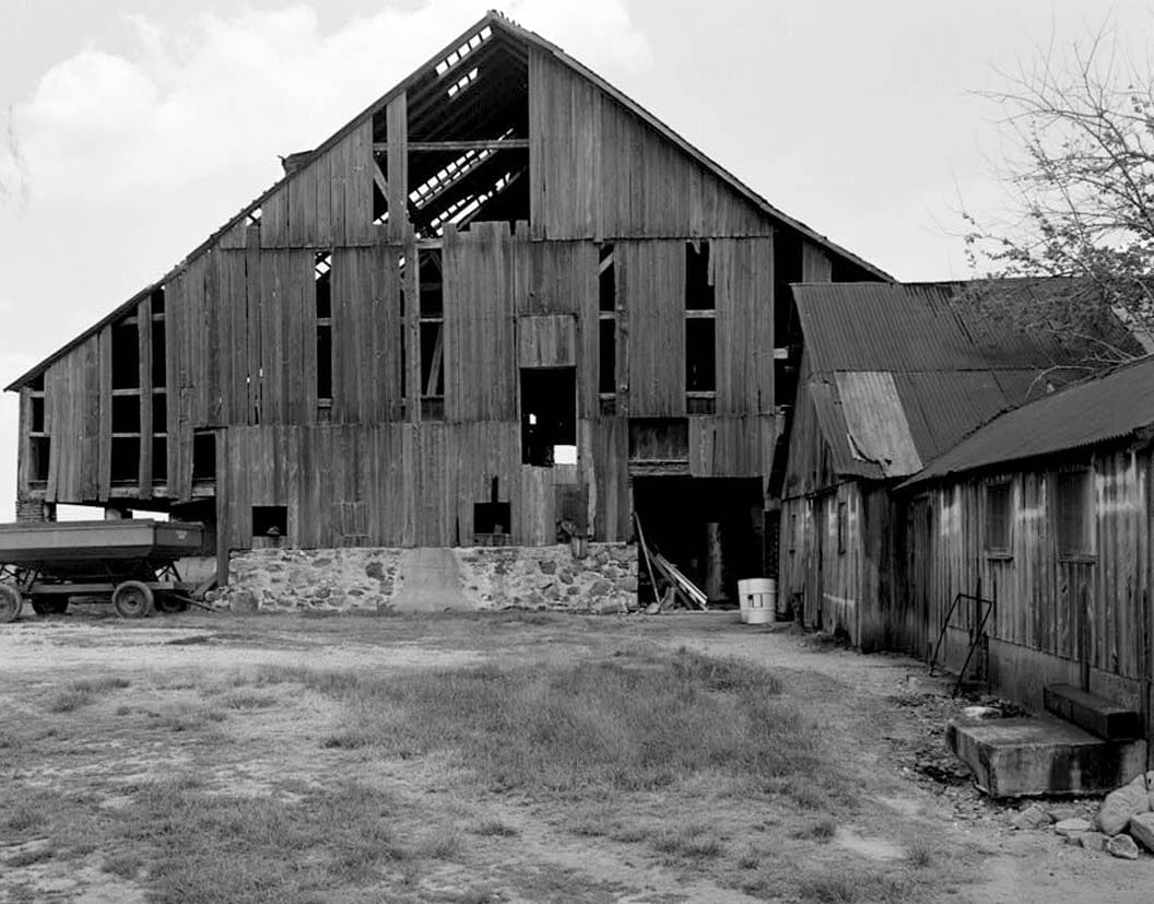 Historic Photo : Rothwell Farm, Barn, Route 458 near Route 42, Middletown, New Castle County, DE 1 Photograph