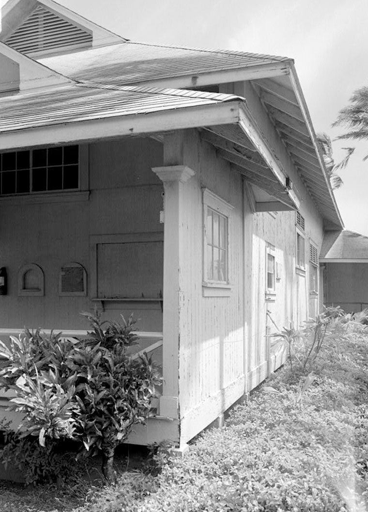 Historic Photo : Kalaupapa Social Hall, Moloka'i Island, Kalaupapa, Kalawao County, HI 16 Photograph