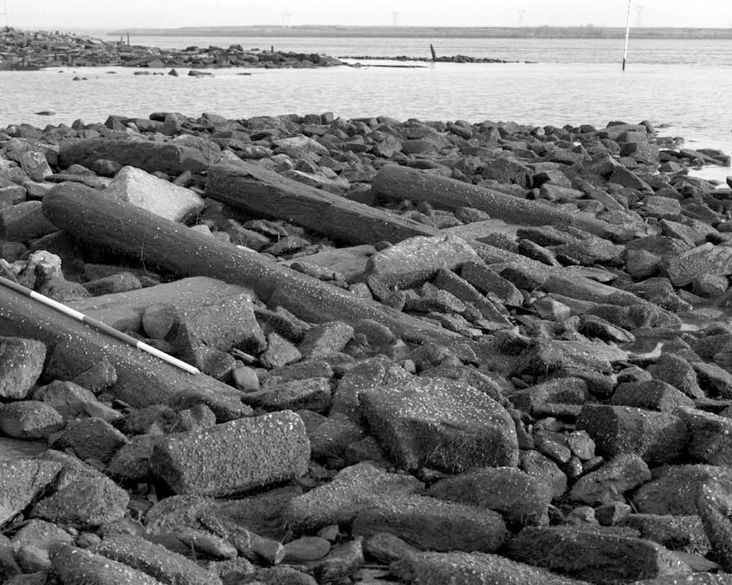 Historic Photo : Fort Delaware, Sea Wall, Pea Patch Island, Delaware City, New Castle County, DE 3 Photograph