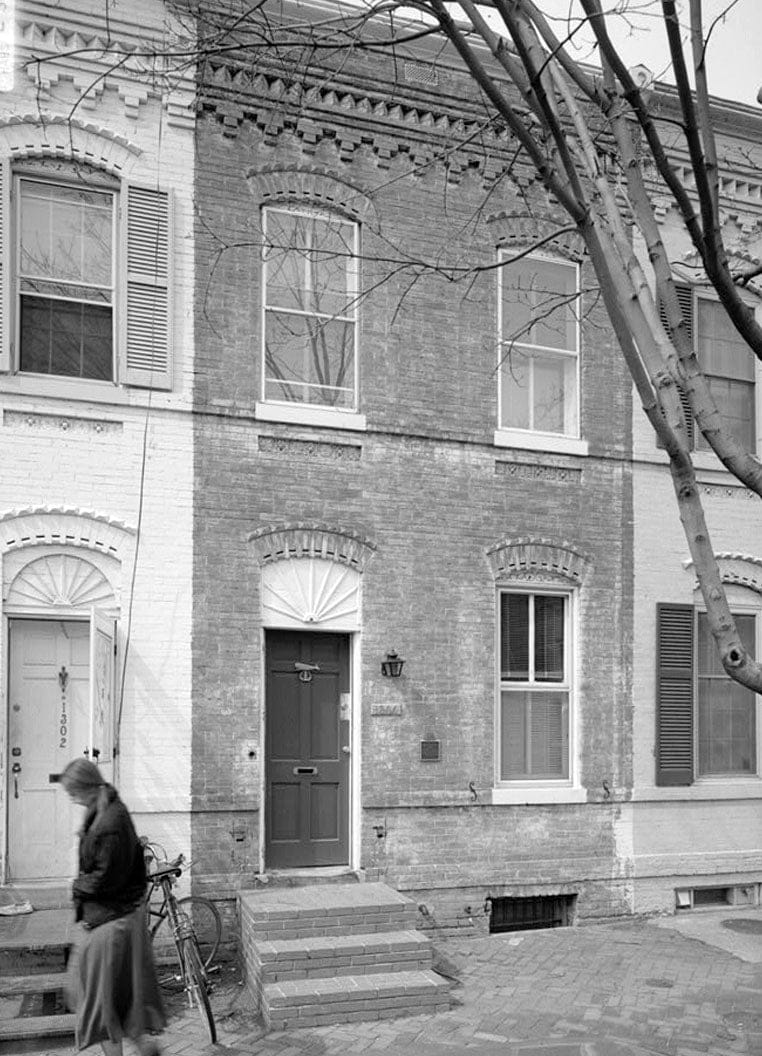 Historic Photo : 1304 Thirty-Sixth Street, Northwest (House), Washington, District of Columbia, DC 1 Photograph