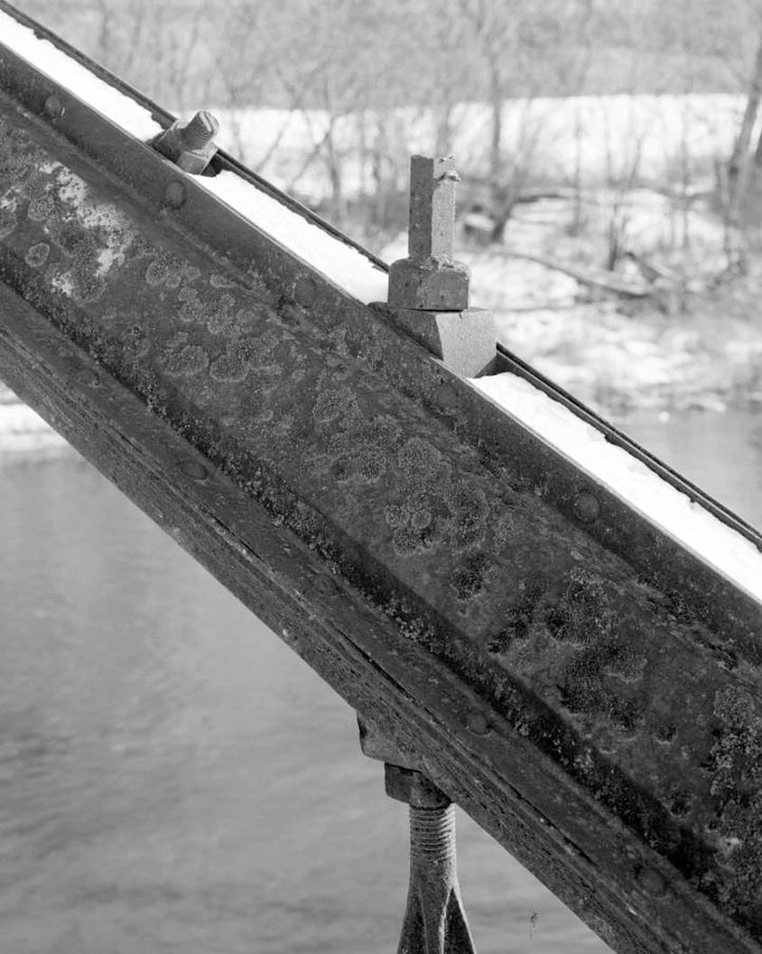 Historic Photo : Lower Plymouth Rock Bridge, Spanning Upper Iowa River, Kendallville, Winneshiek County, IA 14 Photograph
