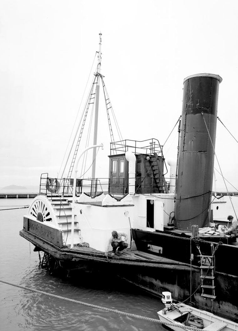 Historic Photo : Steam Tug EPPLETON HALL, Hyde Street Pier, San Francisco, San Francisco County, CA 9 Photograph