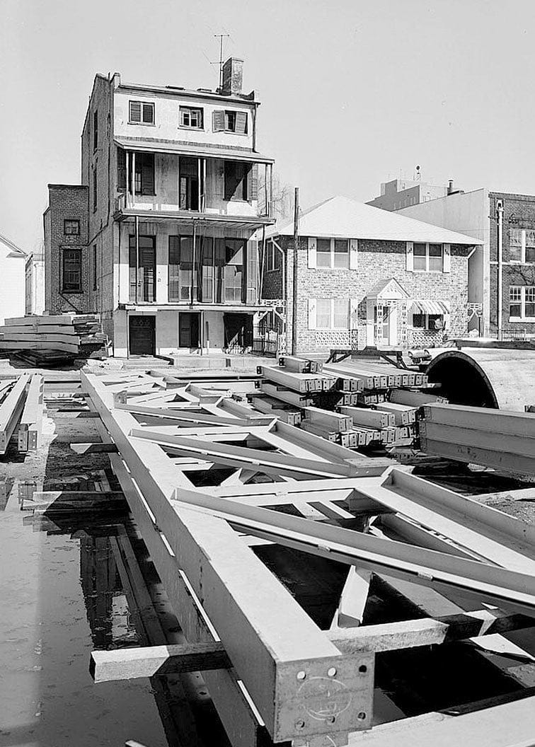 Historic Photo : Bloodgood's Row, 306, 308 & 310 Monroe Street, Mobile, Mobile County, AL 2 Photograph