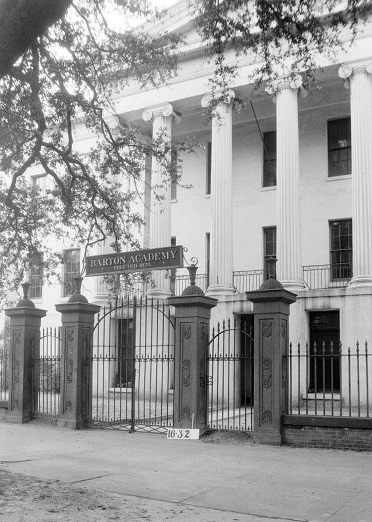 Historic Photo : Barton Academy, Government Street, Mobile, Mobile County, AL 12 Photograph
