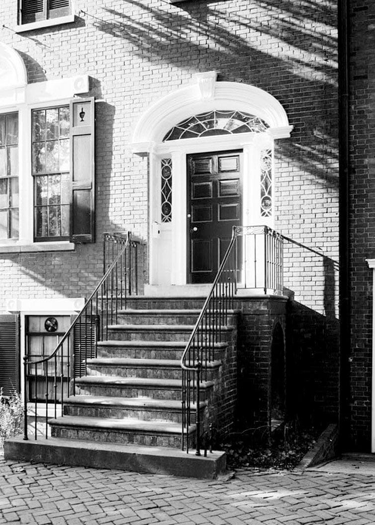Historic Photo : William Williamson House (Doorway), 2900 N Street Northwest, Washington, District of Columbia, DC 1 Photograph