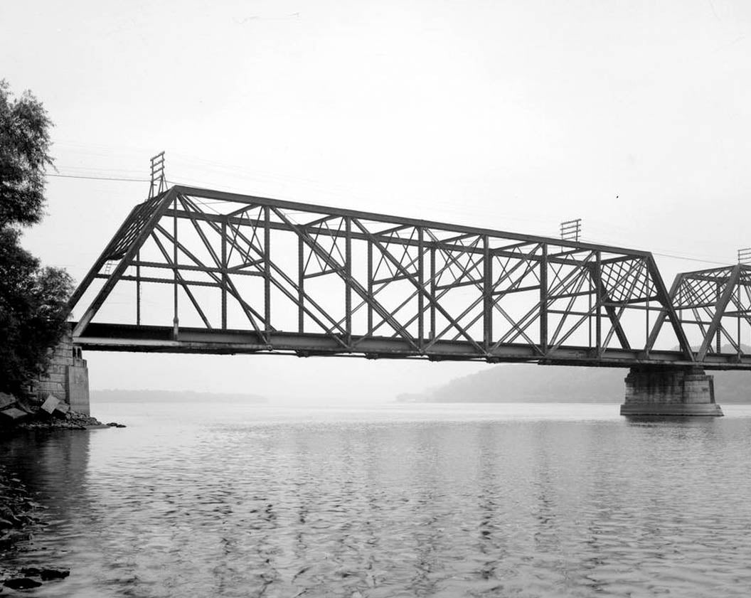 Historic Photo : Burlington Bridge, Burlington, Des Moines County, IA 6 Photograph