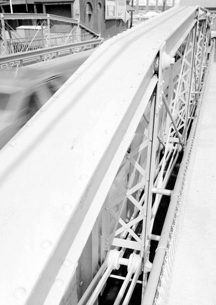Historic Photo : Washington Avenue Lenticular Truss Bridge, Spanning Mad River, Waterbury, New Haven County, CT 4 Photograph