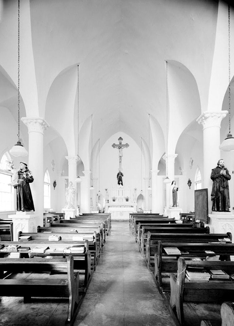 Historic Photo : St. Francis Catholic Church, Moloka'i Island, Kalaupapa, Kalawao County, HI 8 Photograph