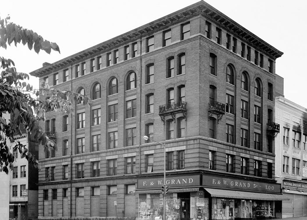 Historic Photo : Jenifer Building (Commercial Building), 400-404 Seventh Street, Northwest, Washington, District of Columbia, DC 1 Photograph