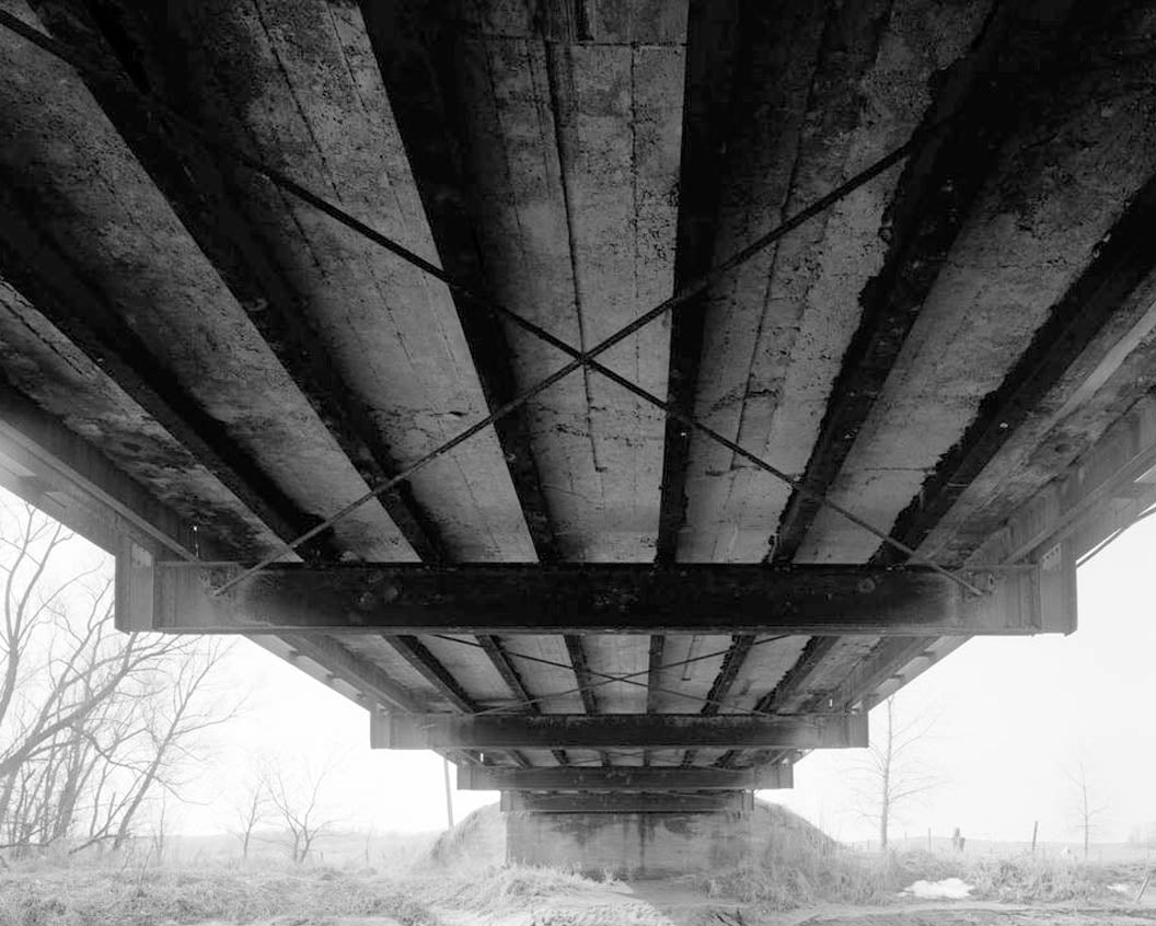 Historic Photo : Mill Rock Bridge, Spanning Big Bear Creek, Monmouth, Jackson County, IA 9 Photograph