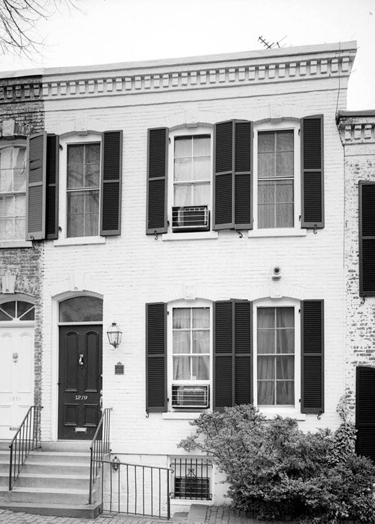 Historic Photo : 1219 Thirtieth Street, Northwest (House), Washington, District of Columbia, DC 1 Photograph