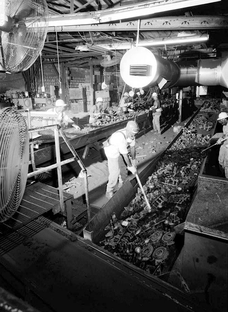 Historic Photo : Southern Ductile Casting Company, Shaking, Degating & Sand Systems, 2217 Carolina Avenue, Bessemer, Jefferson County, AL 3 Photograph
