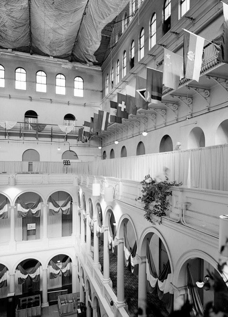 Historic Photo : Pension Building, 440 G Street Northwest, Washington, District of Columbia, DC 20 Photograph