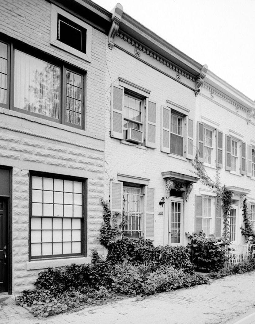 Historic Photo : Wheatley Row House, 1018 Twenty-ninth Street Northwest, Washington, District of Columbia, DC 2 Photograph