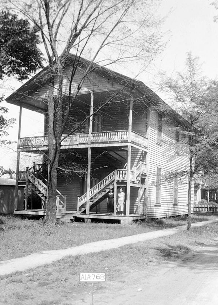 Historic Photo : Masonic Hall, Water Avenue & North Street, Uniontown, Perry County, AL 2 Photograph