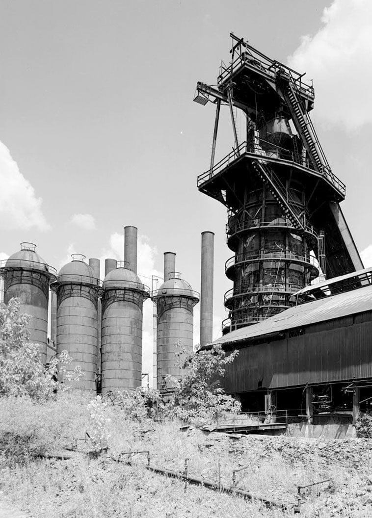 Historic Photo : Sloss-Sheffield Steel & Iron, First Avenue North Viaduct at Thirty-second Street, Birmingham, Jefferson County, AL 57 Photograph