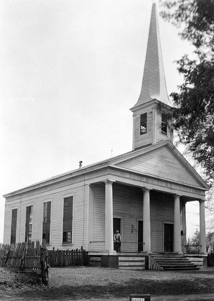 Historic Photo : Presbyterian Church, State Highway 97 (County Road 29), Lowndesboro, Lowndes County, AL 2 Photograph