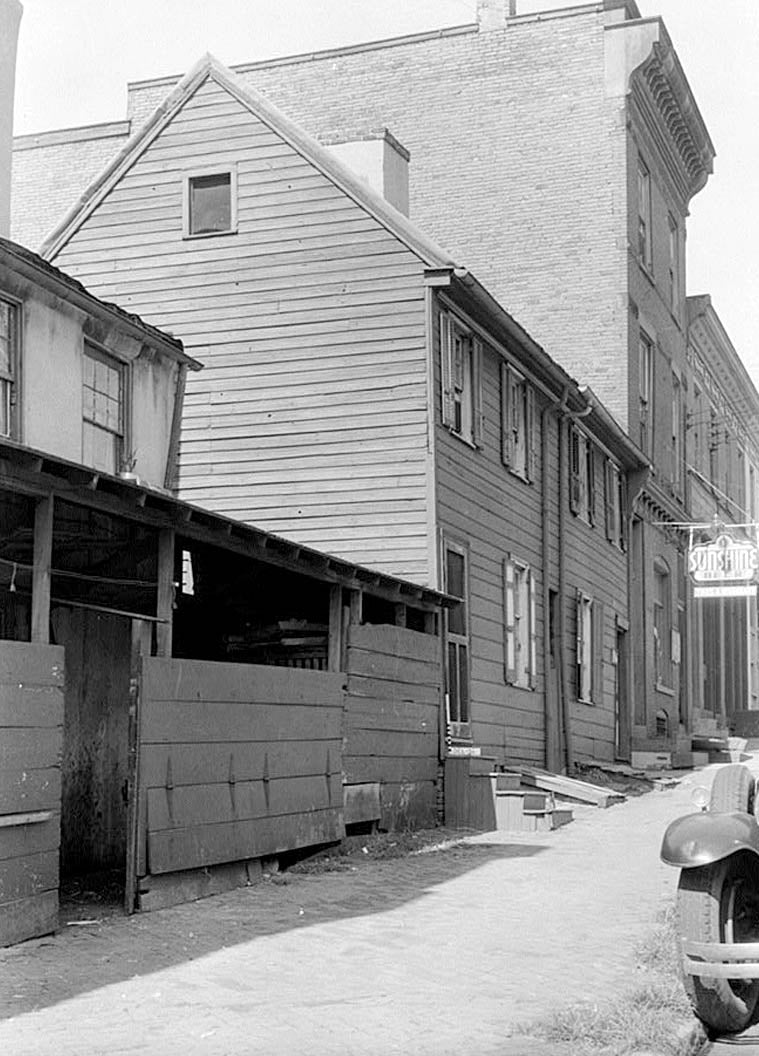 Historic Photo : Ann Newlin Houses, 108 & 110 East Fifth Street, Wilmington, New Castle County, DE 1 Photograph