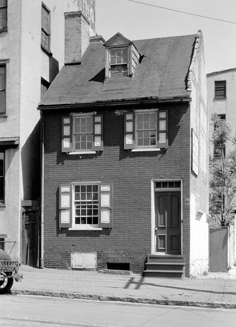 Historic Photo : William Welde House, 102 North Walnut Street, Wilmington, New Castle County, DE 1 Photograph