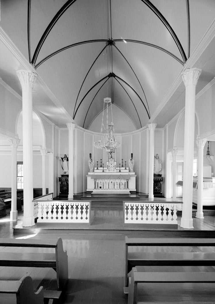 Historic Photo : St. Philomena Roman Catholic Church, Moloka'i Island, Kalaupapa, Kalawao County, HI 9 Photograph