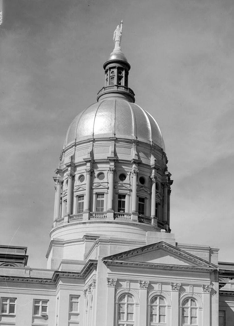 Historic Photo : Georgia State Capitol, Capitol Square, Atlanta, Fulton County, GA 75 Photograph