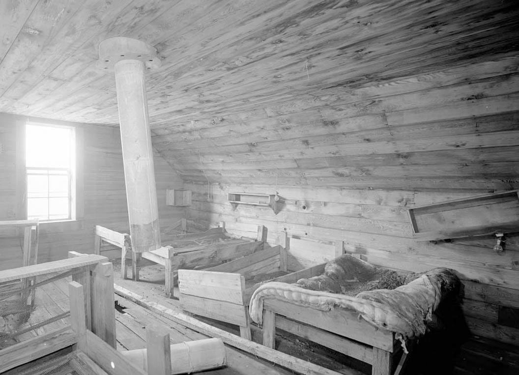 Historic Photo : Green Butte Copper Company, Bunkhouse (Upper camp), McCarthy Creek 12 miles Northeast of McCarthy, McCarthy, Valdez-Cordova Census Area, AK 7 Photograph