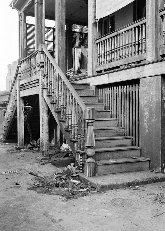 Historic Photo : Waring House, Texas, 110 South Claiborne Street, Mobile, Mobile County, AL 4 Photograph