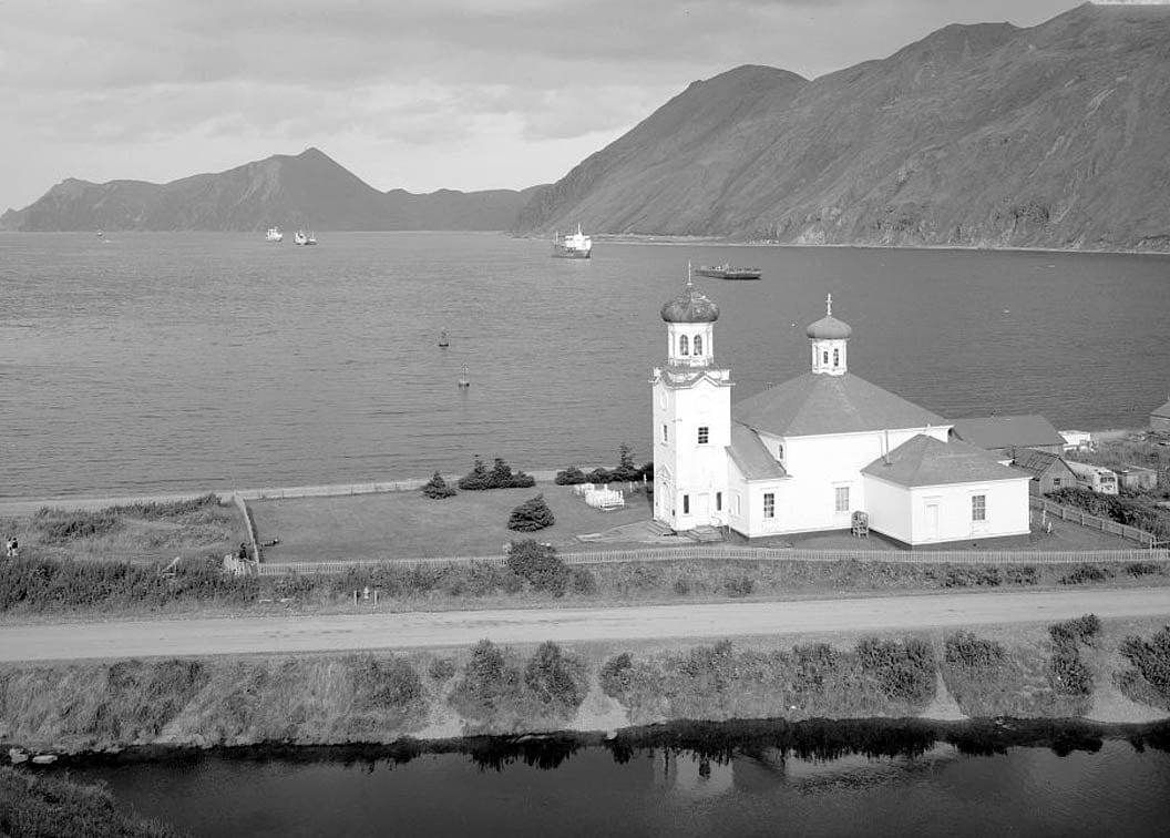 Historic Photo : Holy Ascension Russian Orthodox Church, Unalaska Island, Unalaska, Aleutian Islands, AK 5 Photograph